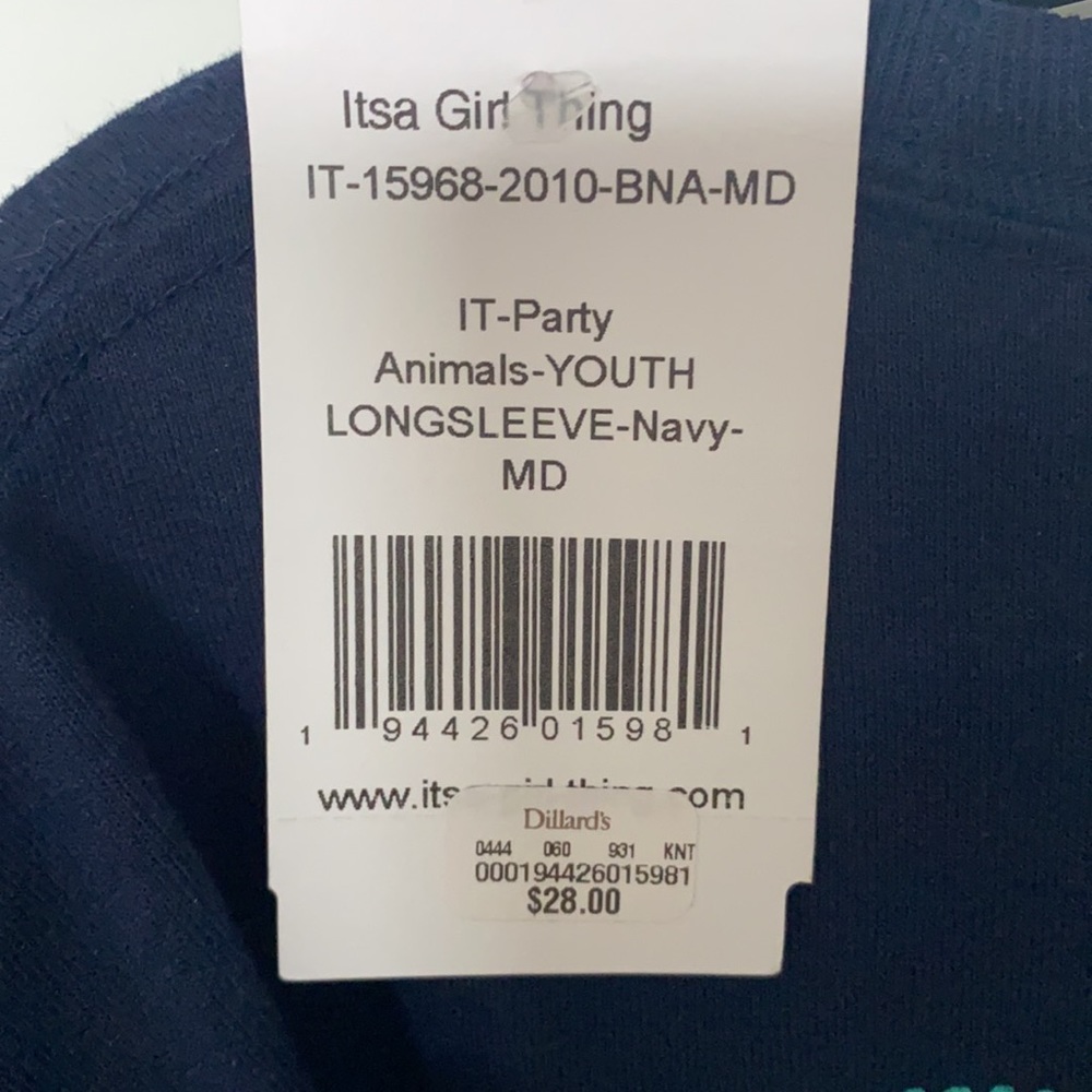 NWT- It’s a girl thing long sleeve shirt - Picture 3 of 5